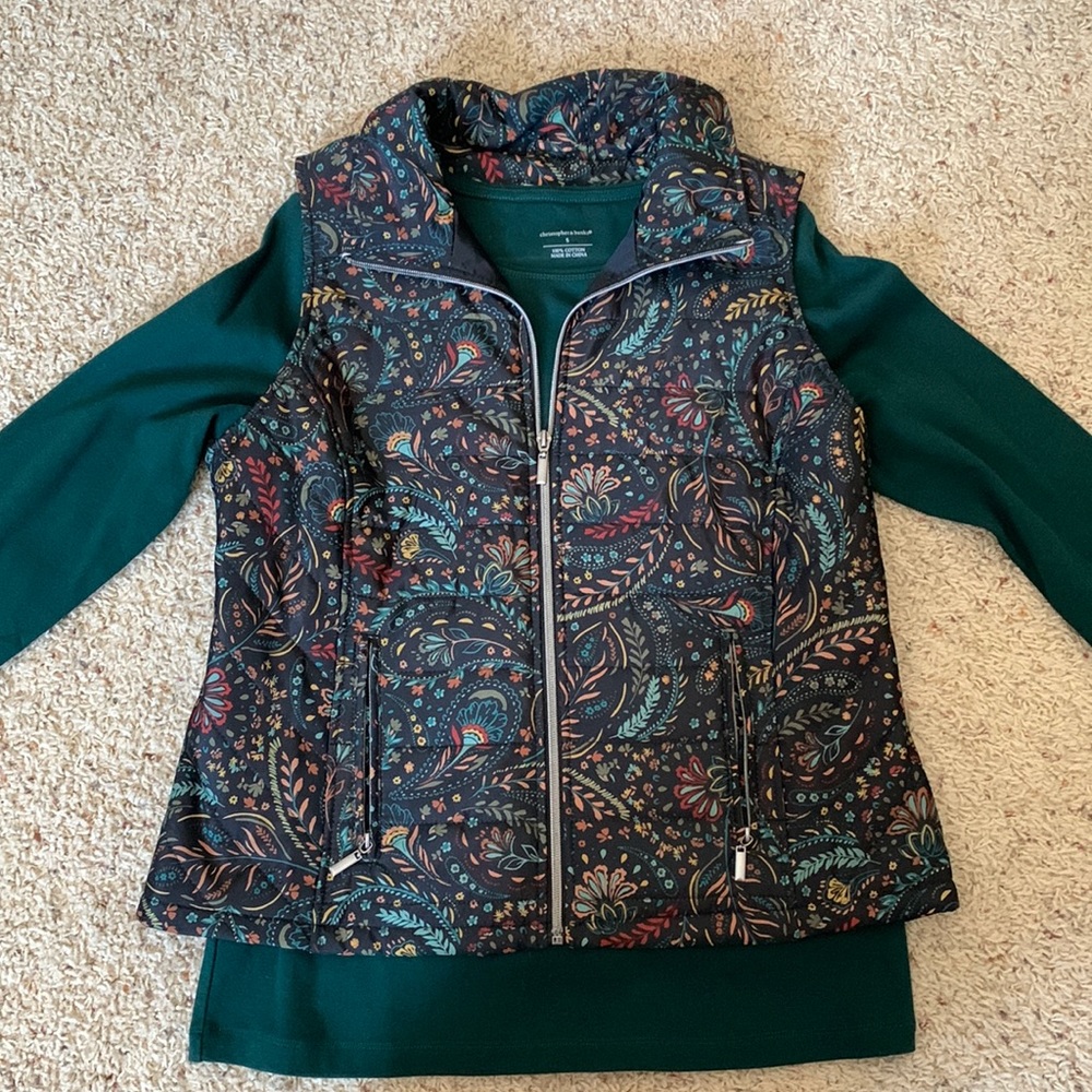 Christopher and Banks vest with undershirt